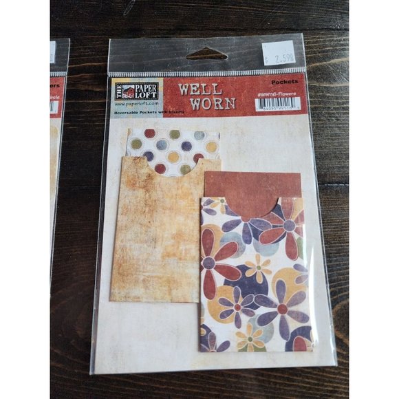 Scrapbook Mini Folder Envelope LOT Embellishments Paper Loft Vintage Retired #18 - Picture 4 of 5